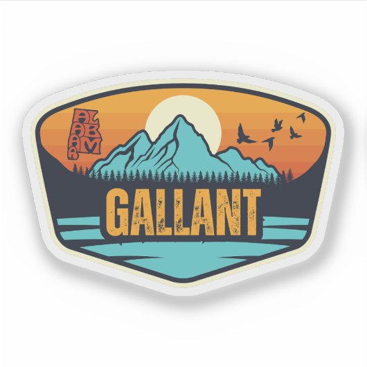 Sticker Gallant, Alabama (Devant)