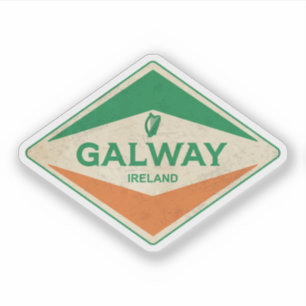 Sticker Galway Irlande Vintage