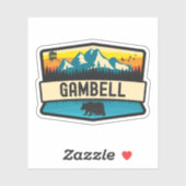 Sticker Gambell, Alaska (Feuille)