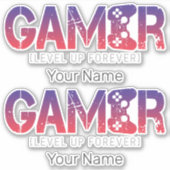 Sticker Gamepad Gamepad Vintage (Devant)
