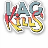 Sticker Gamer Lag (Devant)