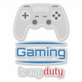 Sticker Gaming Is My Duty Gamer Controller (Devant)