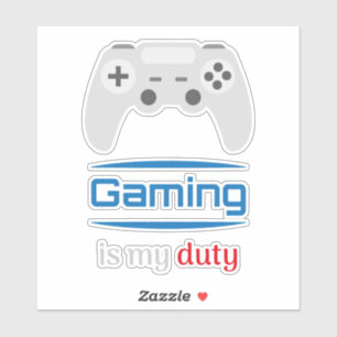 Sticker Gaming Is My Duty Gamer Controller