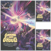 Sticker Gamma Ray Burst Pulsars Kilonova Collision cosmiqu (Devant)