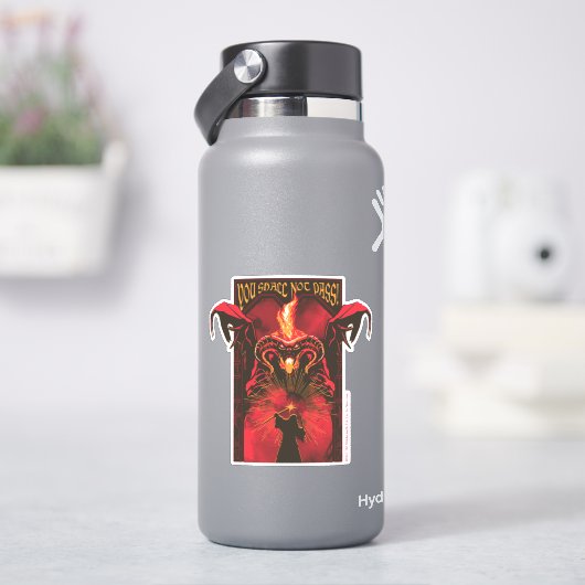 Sticker GANDALF™ Vs Balrog "You Shall Not Pass" Graphic (HydroFlask)