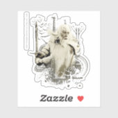 Sticker GANDALF™ with Sword Collage (Feuille)
