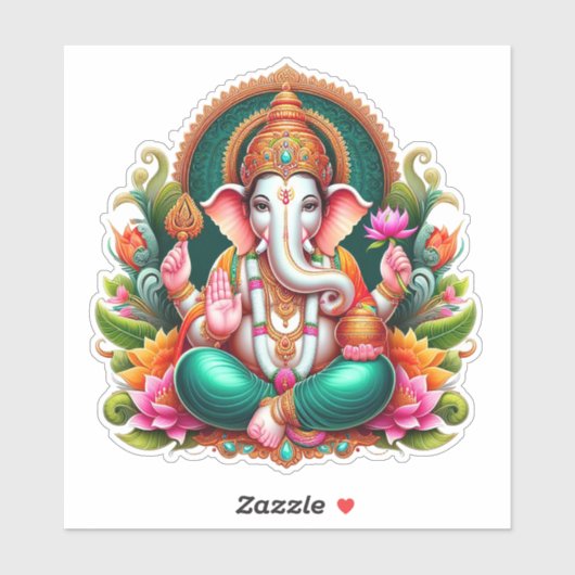 Sticker Ganesh Ji (Feuille)