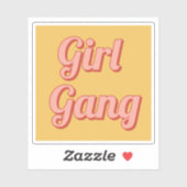 Sticker gang de filles (Feuille)