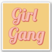 Sticker gang de filles (Devant)