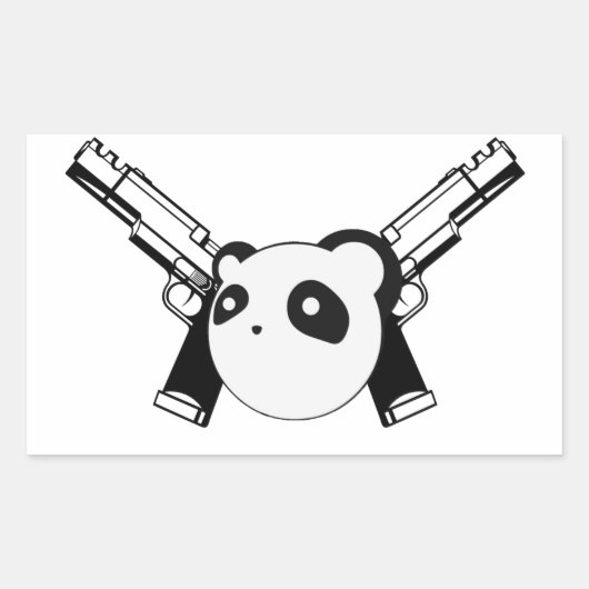 Sticker Gangster Panda (Devant)