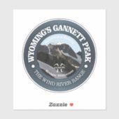 Sticker Gannett Peak (Feuille)