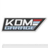 STICKER GARAGE KDM (Devant)