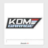 STICKER GARAGE KDM (Feuille)