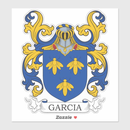 Sticker Garcia Family Crest (Feuille)