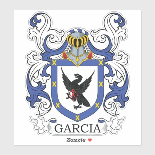 Sticker Garcia Family Crest (Feuille)