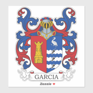 Sticker Garcia Family Crest