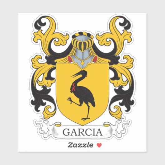 Sticker Garcia Family Crest (Feuille)