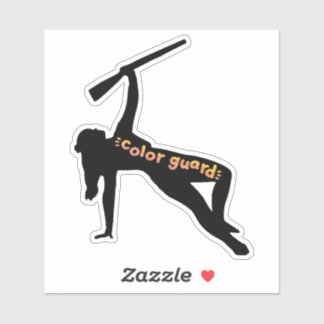 Sticker Garde couleur - Silhouette de fusil