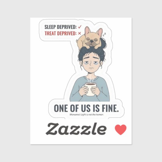 Sticker garde d'alerté. (Feuille)