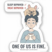 Sticker garde d'alerté. (Recto)