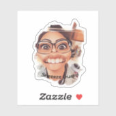 Sticker Garde d'éternuement (Feuille)