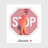 Sticker Garde-passage scolaire (Feuille)