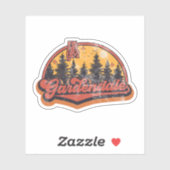 Sticker Gardendale, Alabama (Feuille)