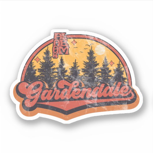 Sticker Gardendale, Alabama (Devant)