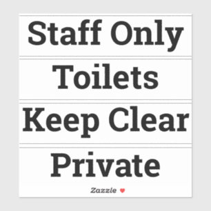 Sticker Garder dehors, pas d'entrée, privé, pas d'entrée S