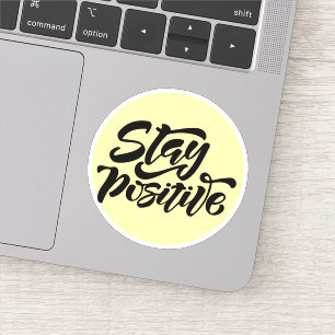 Sticker Garder le jaune positif