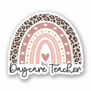 Sticker Garderie Enseignant Arc-en-ciel, Garderie, Cadeaux