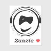 Sticker Gardez le sourire (Feuille)