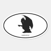 Sticker Gargoyle Oval (Devant)