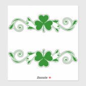 Sticker Garlands shamrock (Feuille)
