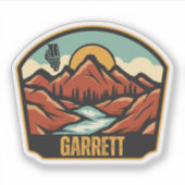 Sticker Garrett, Illinois (Devant)