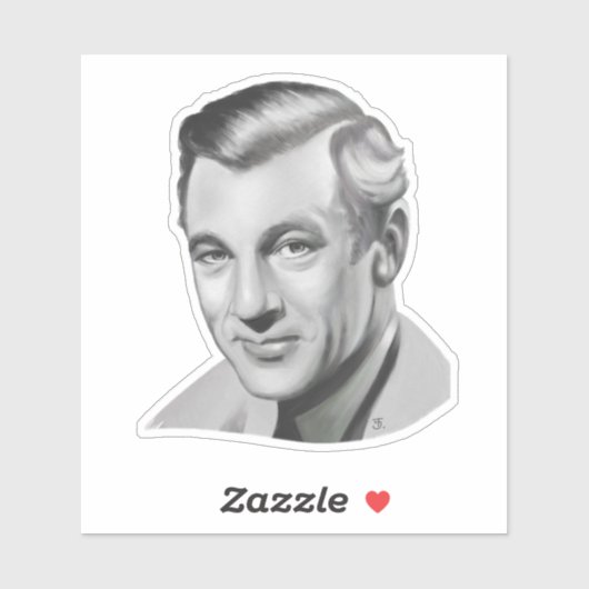Sticker Gary Cooper (Feuille)