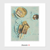 Sticker Gâteau à la crème glacée (Feuille)