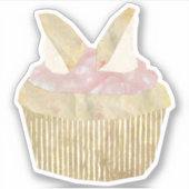 Sticker Gâteau aux papillons (Devant)