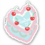 Sticker Gâteau cardiaque Taurus (Recto)