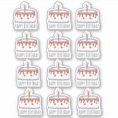 Sticker Gâteau d'anniversaire (Devant)