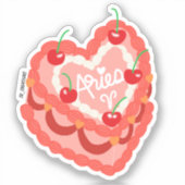 Sticker Gâteau de coeur Aries (Recto)