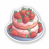 Sticker Gâteau de dessin animé (Recto)
