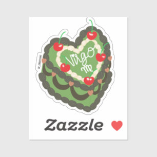 Sticker Gâteau du coeur de la Vierge