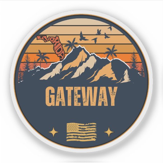 Sticker Gateway, Floride (Devant)