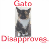 Sticker Gato désapprouve (Recto)