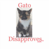 Sticker Gato désapprouve (Recto)