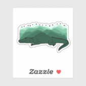 Sticker Gator Mountains (Feuille)