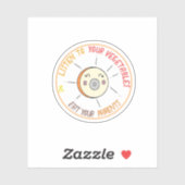 Sticker gaufre et mochi-vinyle (Feuille)