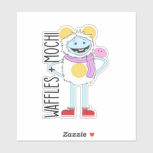 Sticker gaufre et mochi-vinyle
