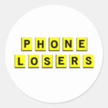 Sticker gaufre perdant de l'Amérique